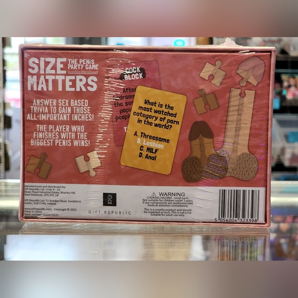 Size Matters: The Penis Party Game, Adult Trivia Game, New - Picture 5 of 6
